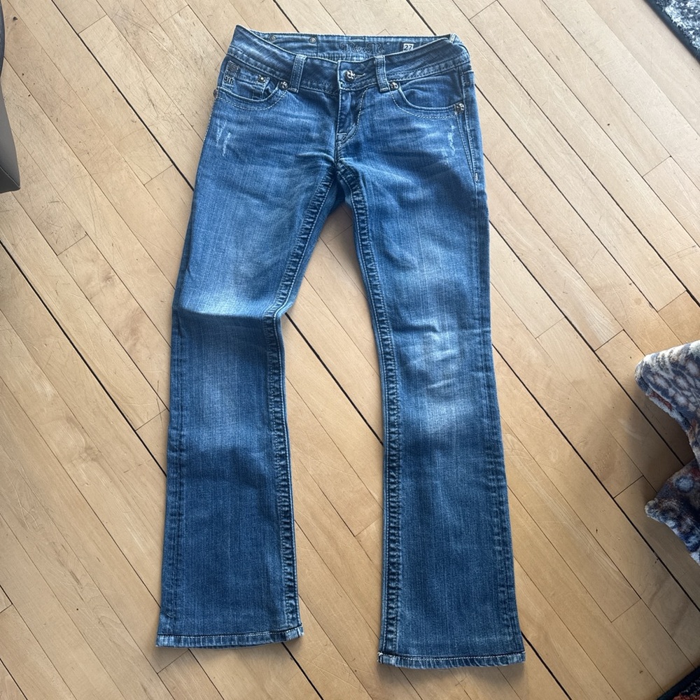 Miss Me Blue Low Rise Bootcut Women's Jeans